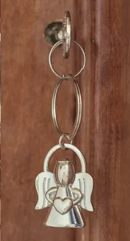 llavero en forma de angel personalizado con logotipo o nombre llaveros promocionales crea tu idea