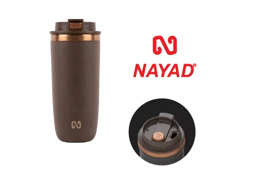cilindro para agua o cafe marca nayad productos de bebidas promocionales crea tu idea