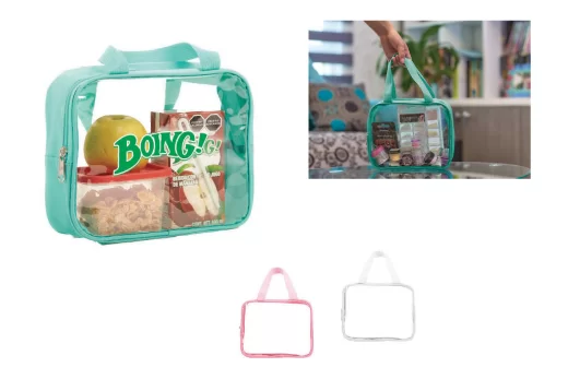 lonchera transparente con logotipo productos de hogar promocionales crea tu idea