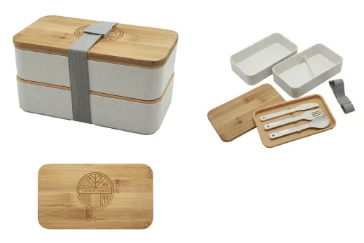 lonchera bento con cubiertos productos de hogar promocionales crea tu idea